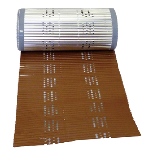 DIM ROLL Aluminium red tile 300 flexible ventilation - L. 5 m - W. 300 mm